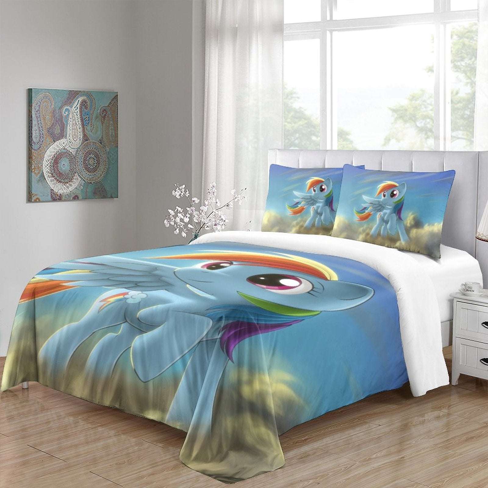 2024 NEW My Little Pony Bedding Set Quilt Duvet Cover Without Filler