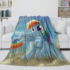 2024 NEW My Little Pony Blanket Flannel Fleece Throw Room Decoration