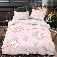 2024 NEW My Melody Bedding Set Quilt Duvet Cover