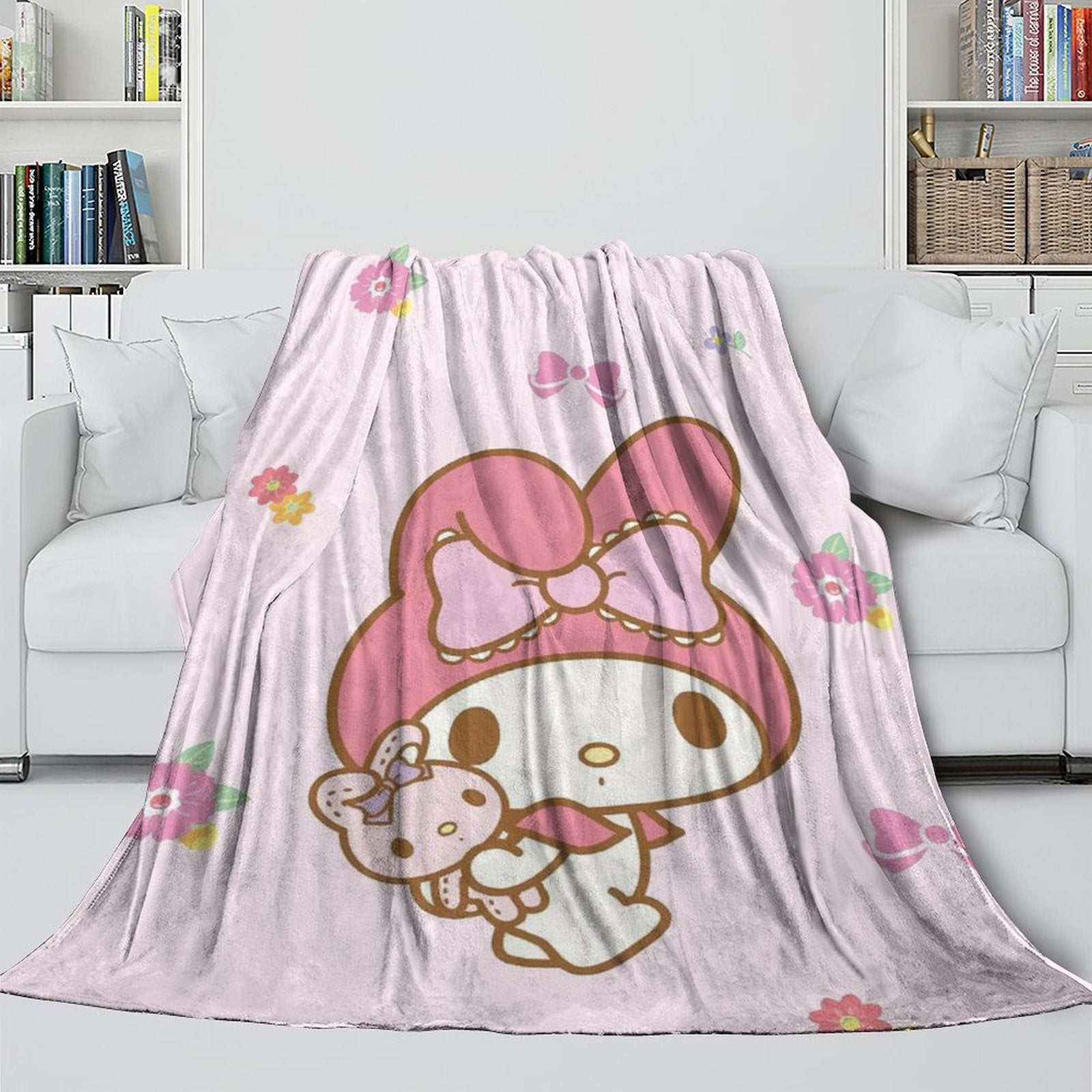 2024 NEW My Melody Blanket Flannel Throw Room Decoration