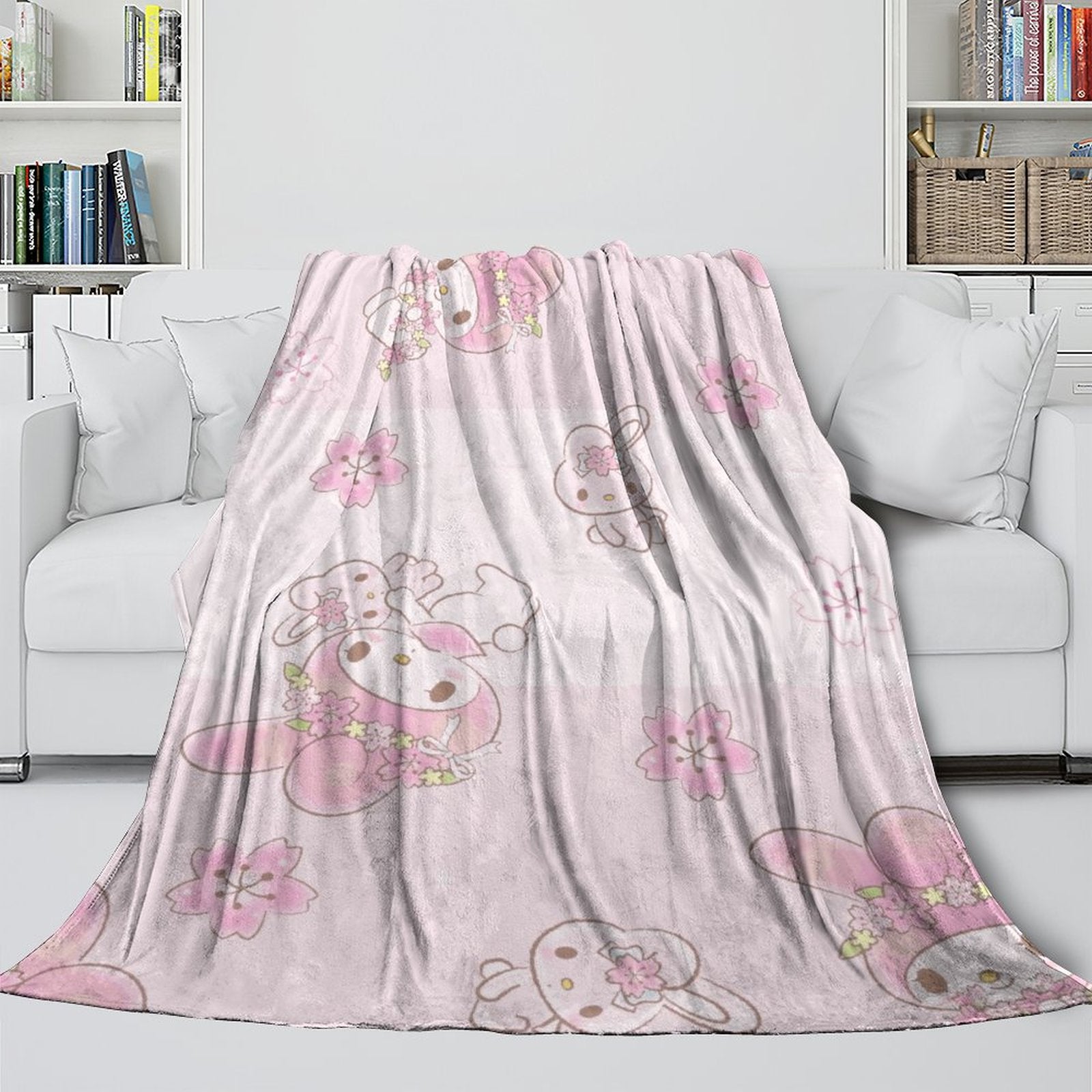 2024 NEW My Melody Blanket Flannel Throw Room Decoration