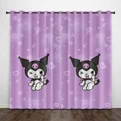 2024 NEW My Melody Kuromi Curtains Pattern Blackout Window Drapes