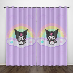 2024 NEW My Melody Kuromi Curtains Pattern Blackout Window Drapes