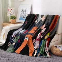 2025 NEW Naruto Blanket Flannel Throw Room Decoration