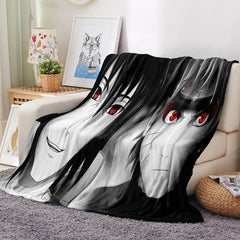 2024 NEW Naruto Uchiha Sasuke Blanket Flannel Throw Room Decoration