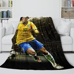 2025 NEW Neymar Blanket Flannel Throw Room Decoration