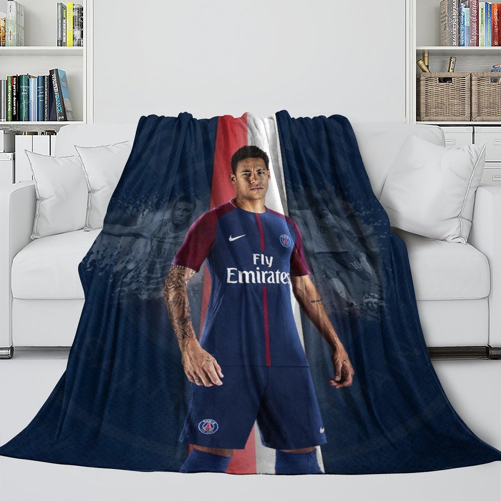2024 NEW Neymar Blanket Flannel Throw Room Decoration