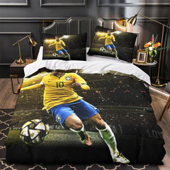 2025 NEW Neymar Pattern Bedding Set Quilt Cover Without Filler