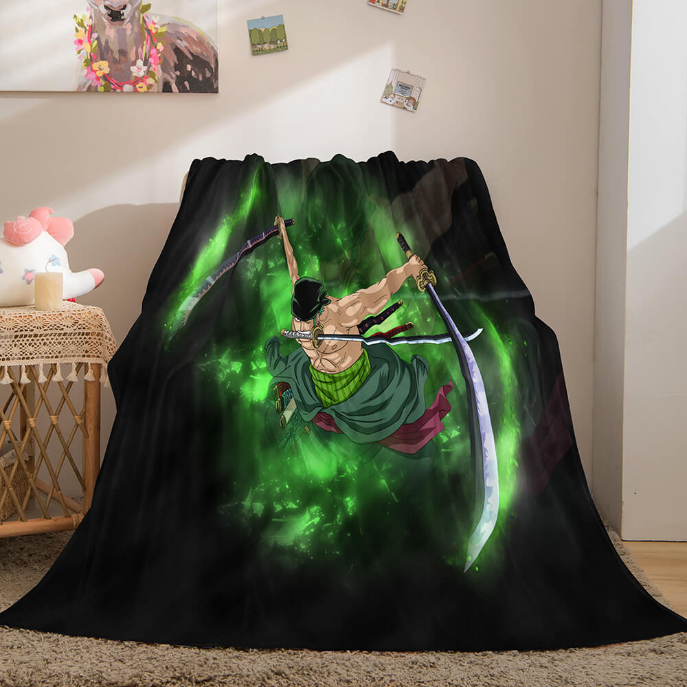 2024 NEW ONE PIECE Cosplay Soft Flannel Fleece Throw Blanket