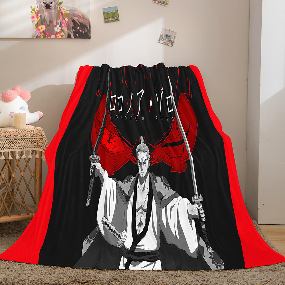 2024 NEW ONE PIECE Cosplay Soft Flannel Fleece Throw Blanket