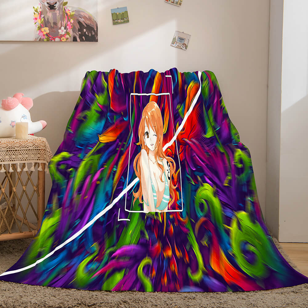 2024 NEW ONE PIECE Cosplay Soft Flannel Fleece Throw Blanket