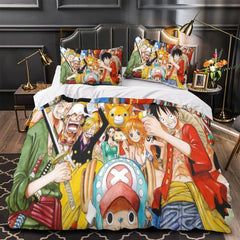 2024 NEW One Piece Bedding Set Pattern Quilt Duvet Cover Without Filler