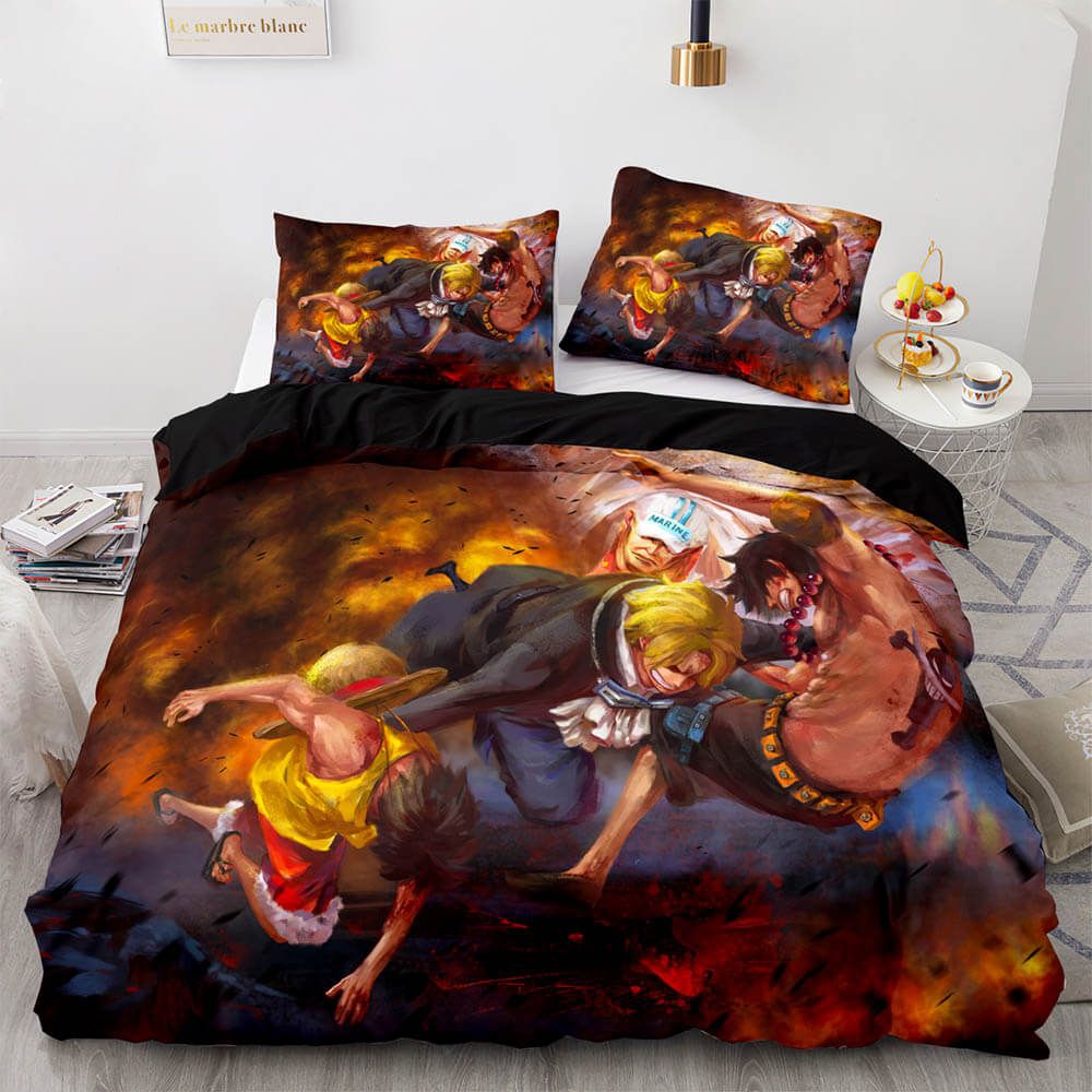 2024 NEW One Piece Cosplay Bedding Sets Quilt Covers Without Filler