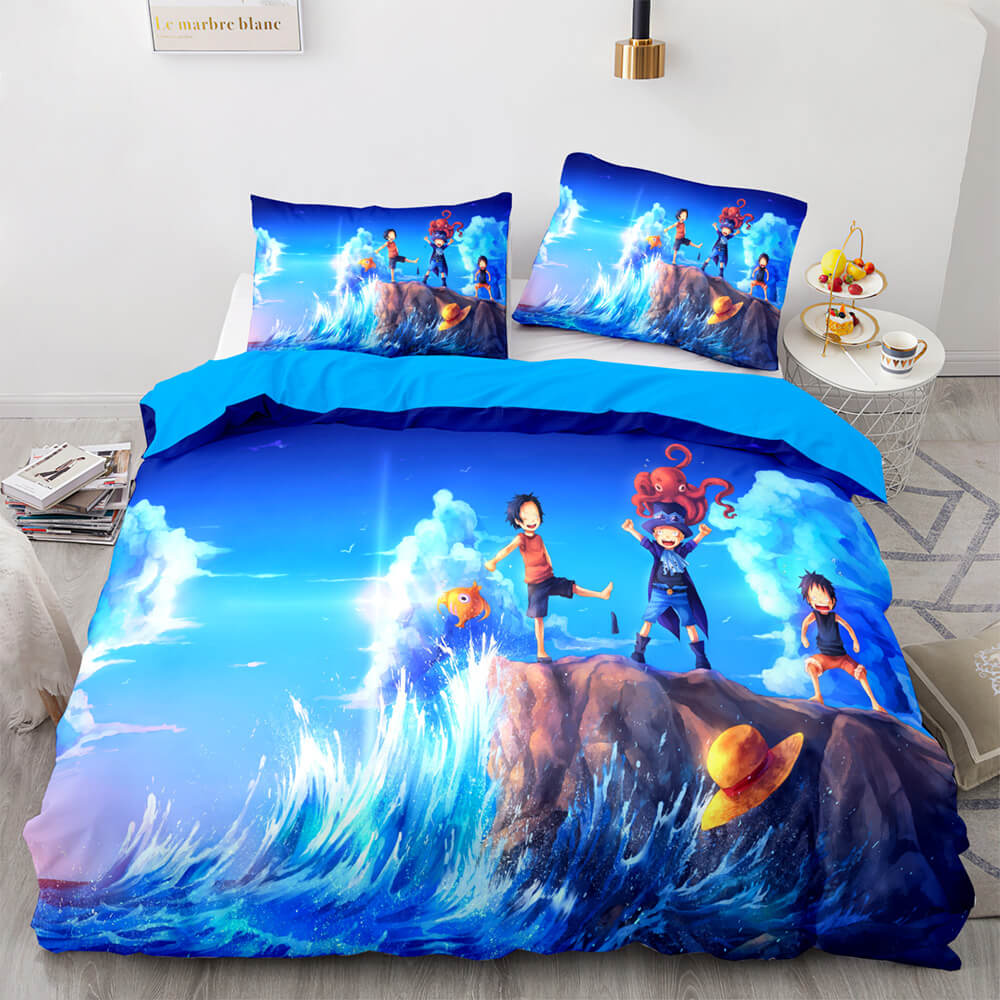 2024 NEW One Piece Cosplay Bedding Sets Quilt Covers Without Filler