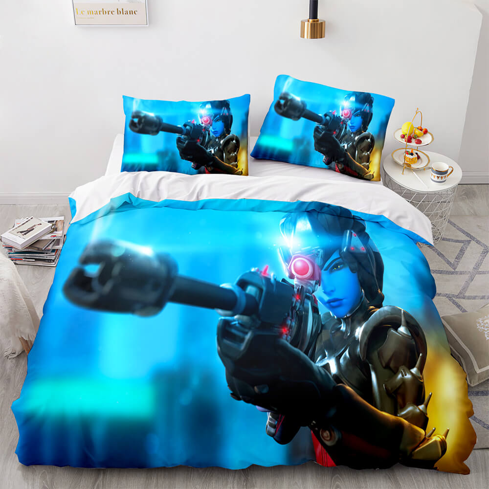 2025 NEW Overwatch Cosplay 3 Piece Bedding Sets Quilt Covers Without Filler
