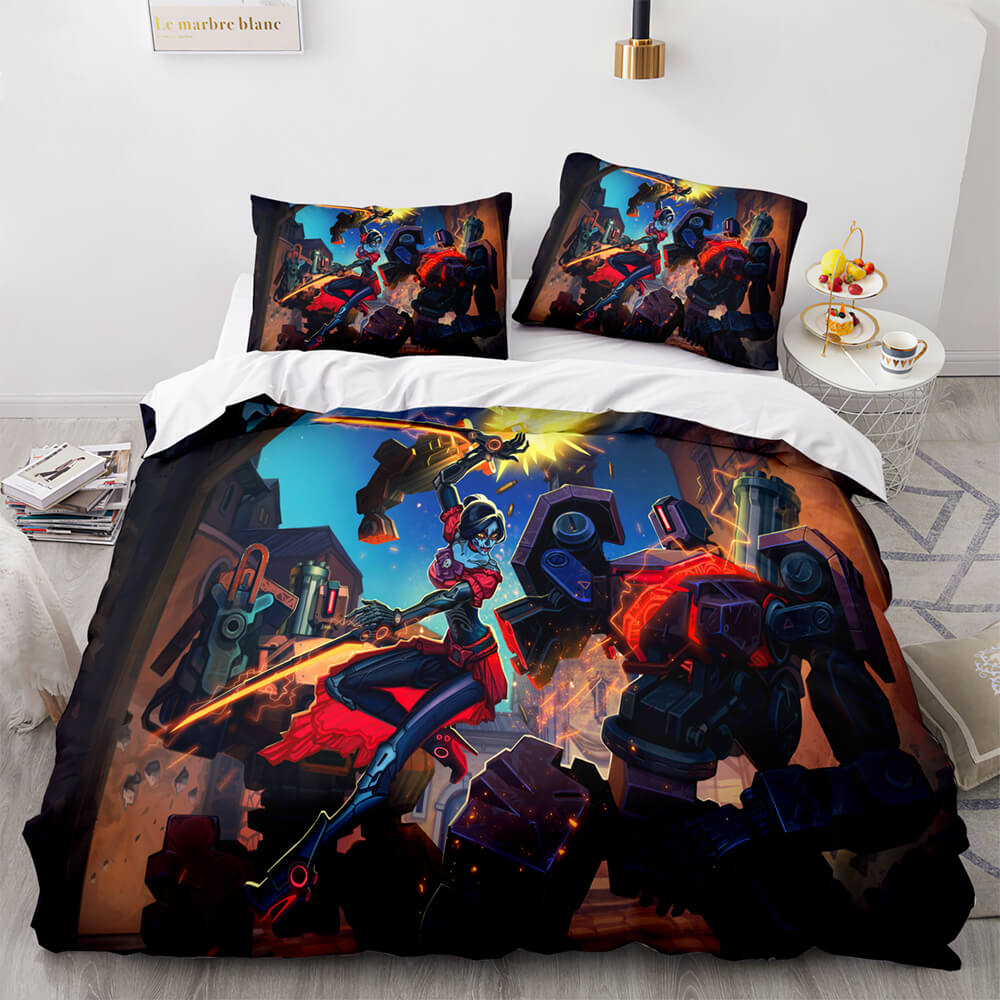 2025 NEW Overwatch Cosplay 3 Piece Bedding Sets Quilt Covers Without Filler