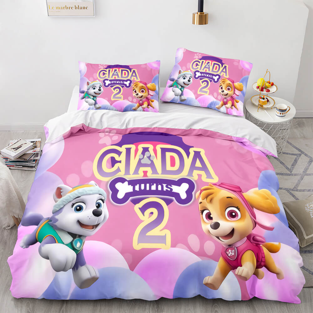 2024 NEW PAW Patrol Cosplay Bedding Sets Quilt Covers