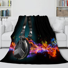 2024 NEW PS4 Gamepad Flannel Blanket Throw Room Decoration