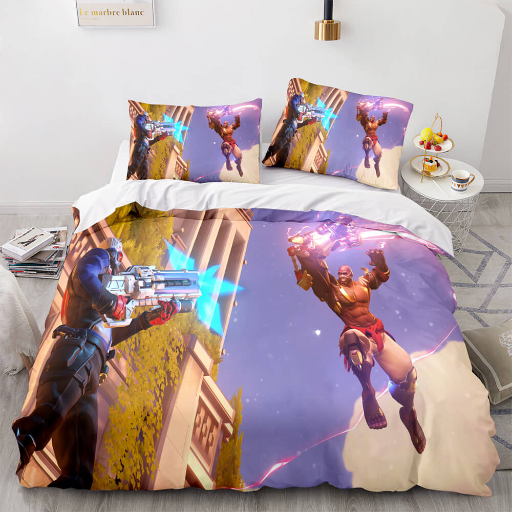 2025 NEW PS4 Overwatch Pattern Bedding Set Quilt Covers Room Decoration