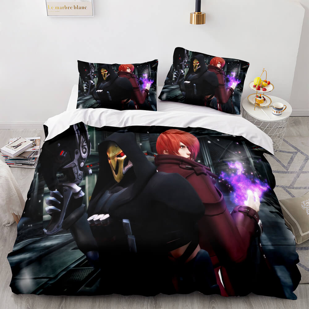 2025 NEW PS4 Overwatch Pattern Bedding Set Quilt Covers Room Decoration