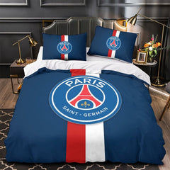 2026 NEW Paris Saint-Germain Bedding Set Pattern Quilt Cover