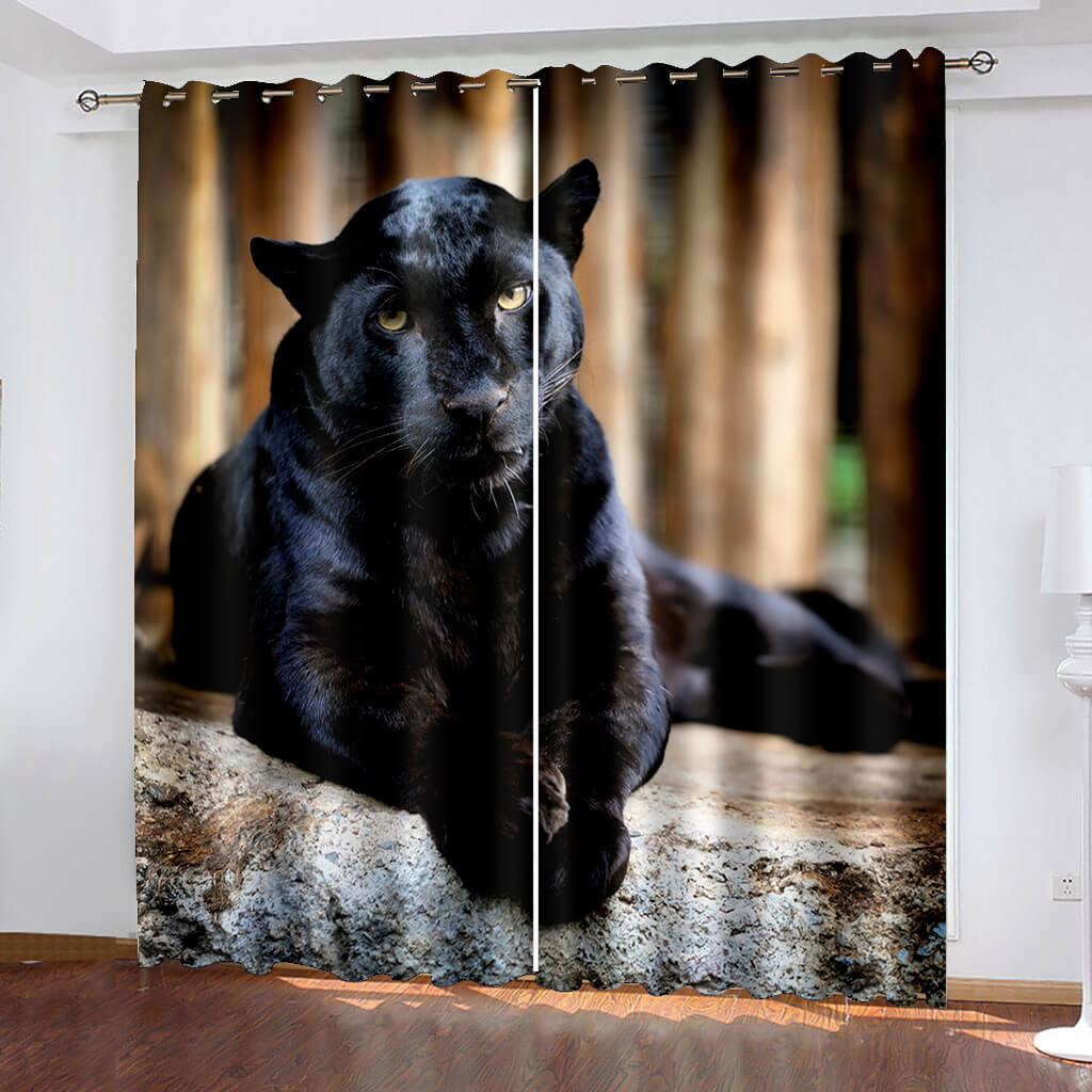2025 NEW Pet Dogs Curtains Blackout Window Treatments Drapes for Room Decoration