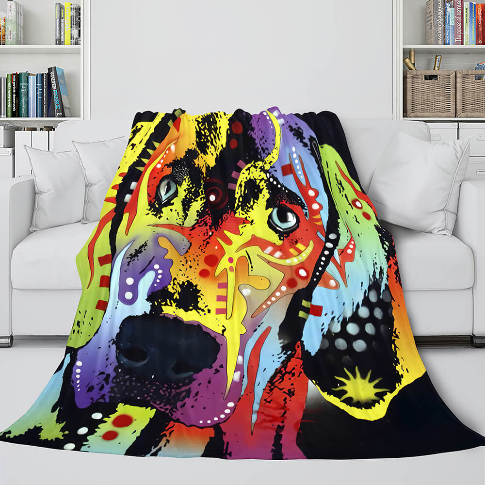 2024 NEW Pet Puppy Dog Flannel Blanket Room Decoration