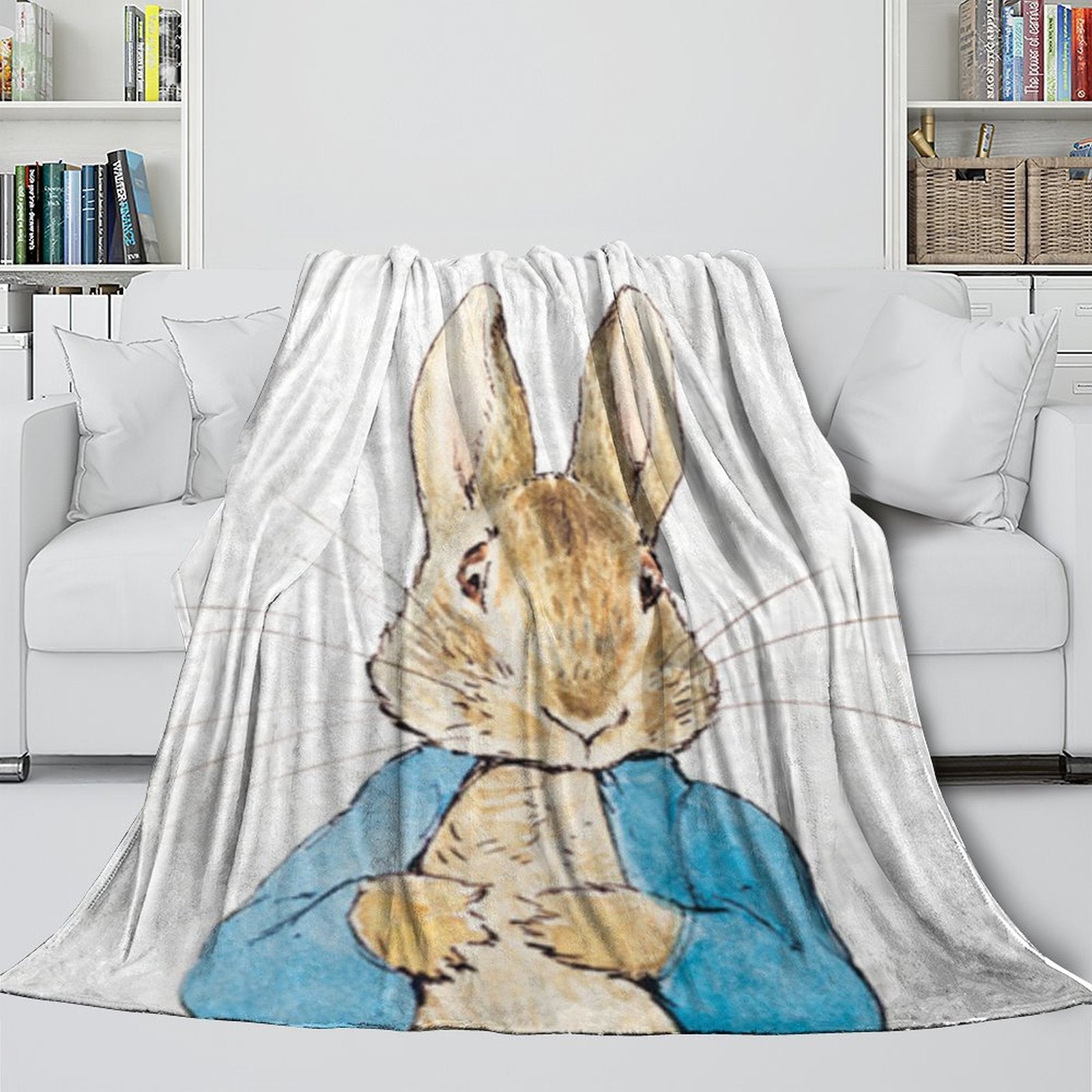 2024 NEW Peter Rabbit Blanket Flannel Throw Room Decoration