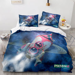 2024 NEW Pikmin Pattern Bedding Set Cosplay Quilt Covers