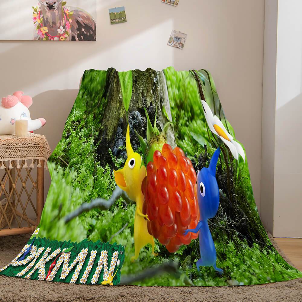 2024 NEW Pikmin Flannel Fleece Blanket