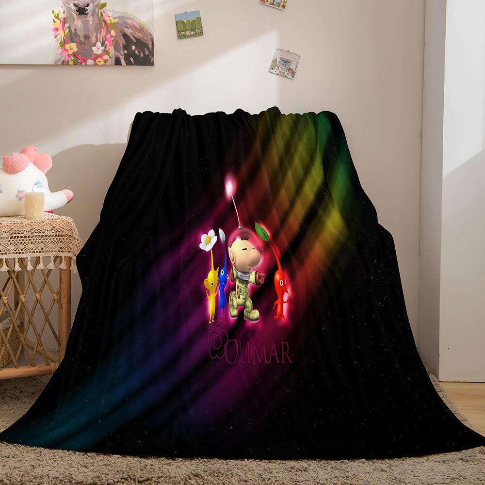 2024 NEW Pikmin Flannel Fleece Blanket