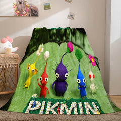 2024 NEW Pikmin Flannel Fleece Blanket