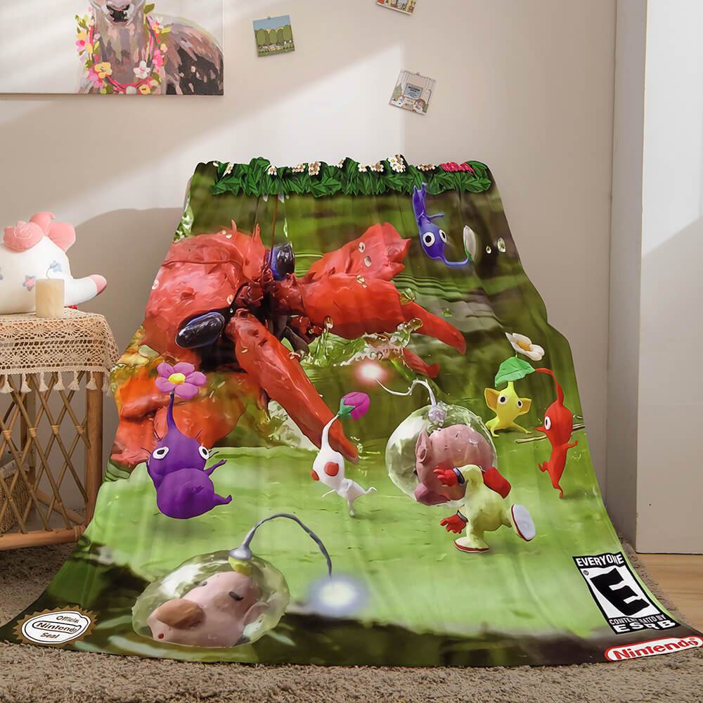 2024 NEW Pikmin Flannel Fleece Blanket