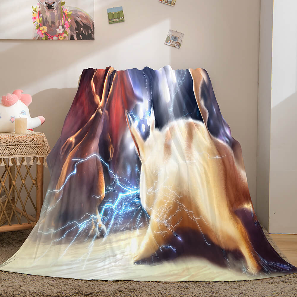 2025 NEW Pokemon Pikachu Flannel Fleece Blanket Throw Cosplay Wrap Blanket