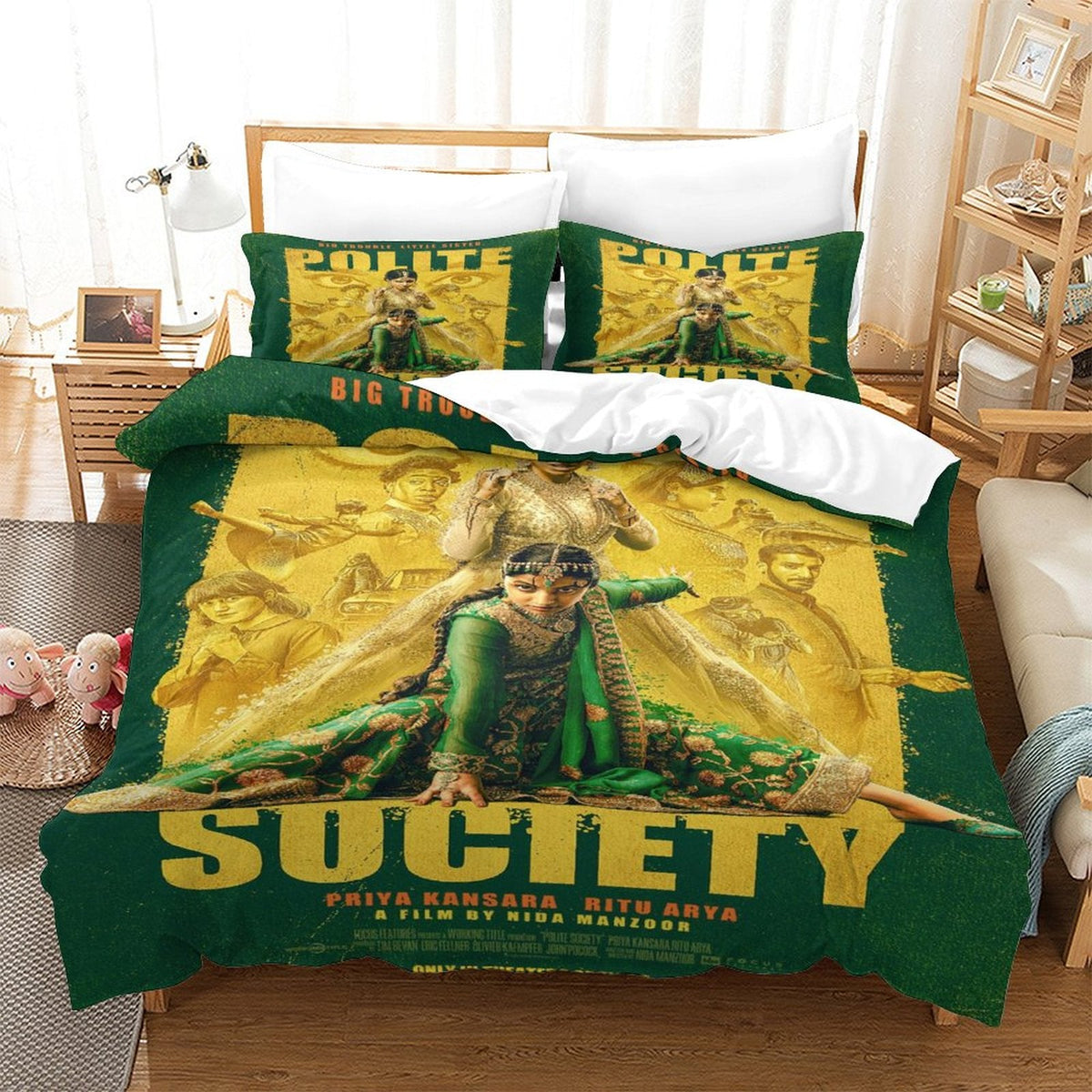 2026 NEW Polite Society Bedding Set Pattern Quilt Cover
