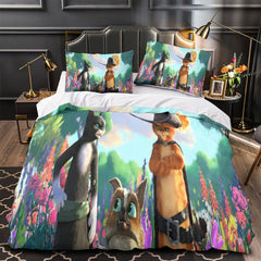 2024 NEW Puss in Boots The Last Wish Bedding Set Pattern Quilt Cover