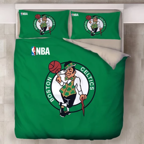 Basketball Boston Celtics Duvet Cover Bedding Set Pillowcase