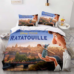 2024 NEW Ratatouille Bedding Set Pattern Quilt Cover Without Filler