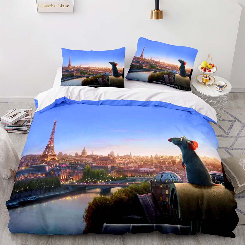 2024 NEW Ratatouille Bedding Set Pattern Quilt Cover Without Filler