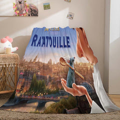 2024 NEW Ratatouille Blanket Flannel Throw Room Decoration