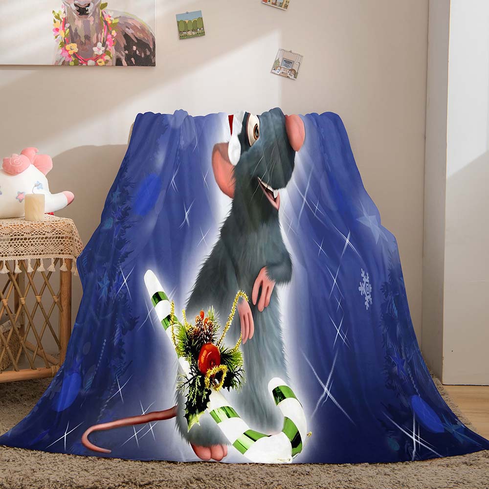 2024 NEW Ratatouille Blanket Flannel Throw Room Decoration