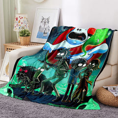 2025 NEW Rick and Morty Blanket Flannel Throw Room Decoration