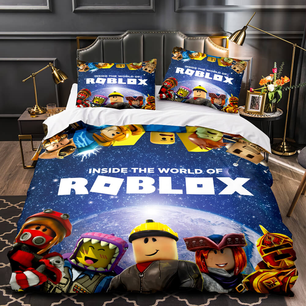 2024 NEW Game Roblox Bedding Set Quilt Cover Room Decoration
