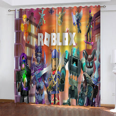 2024 NEW Roblox Curtains Blackout Window Treatments Drapes for Room Decoration