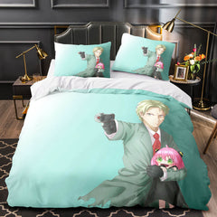 2024 NEW Anime SPY×FAMILY Bedding Set Kids Quilt Cover Without Filler