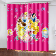 2024 NEW Snow White Curtains Cosplay Blackout Window Drapes