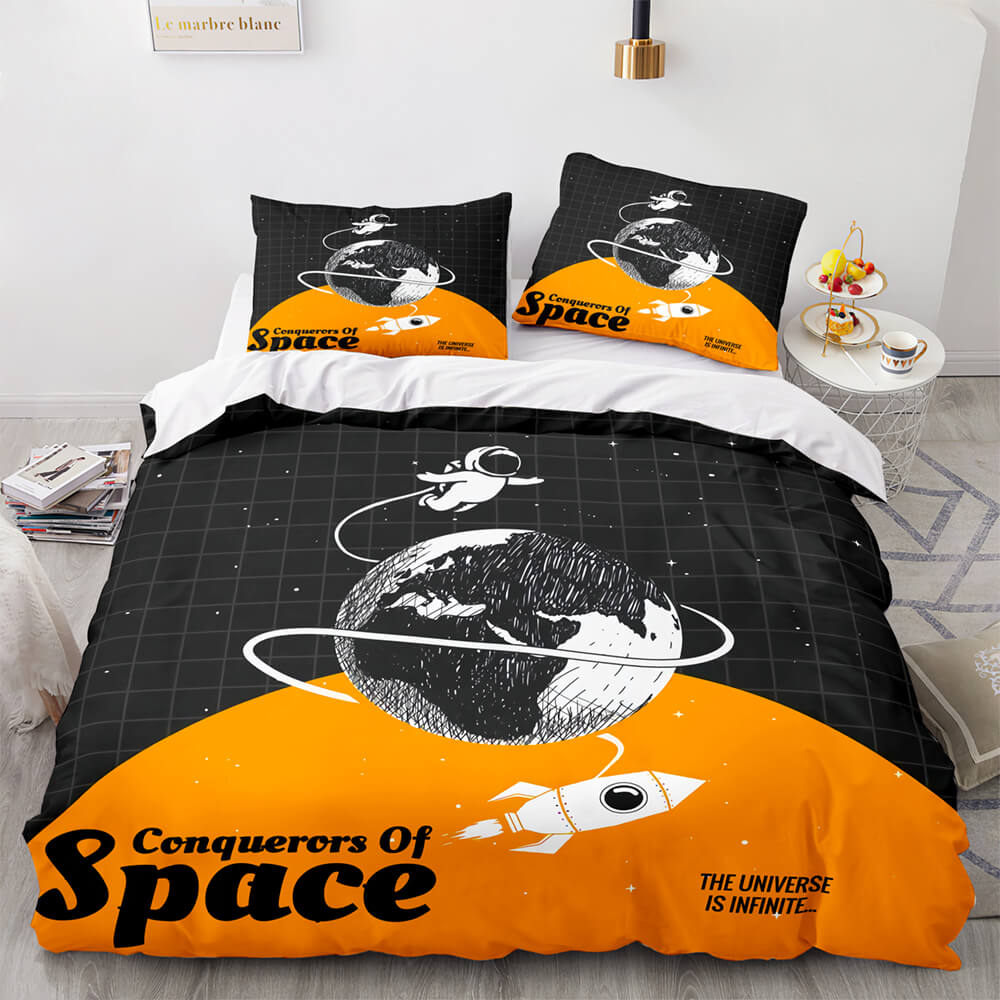 2024 NEW Space Astronaut Bedding Sets Quilt Covers Without Filler