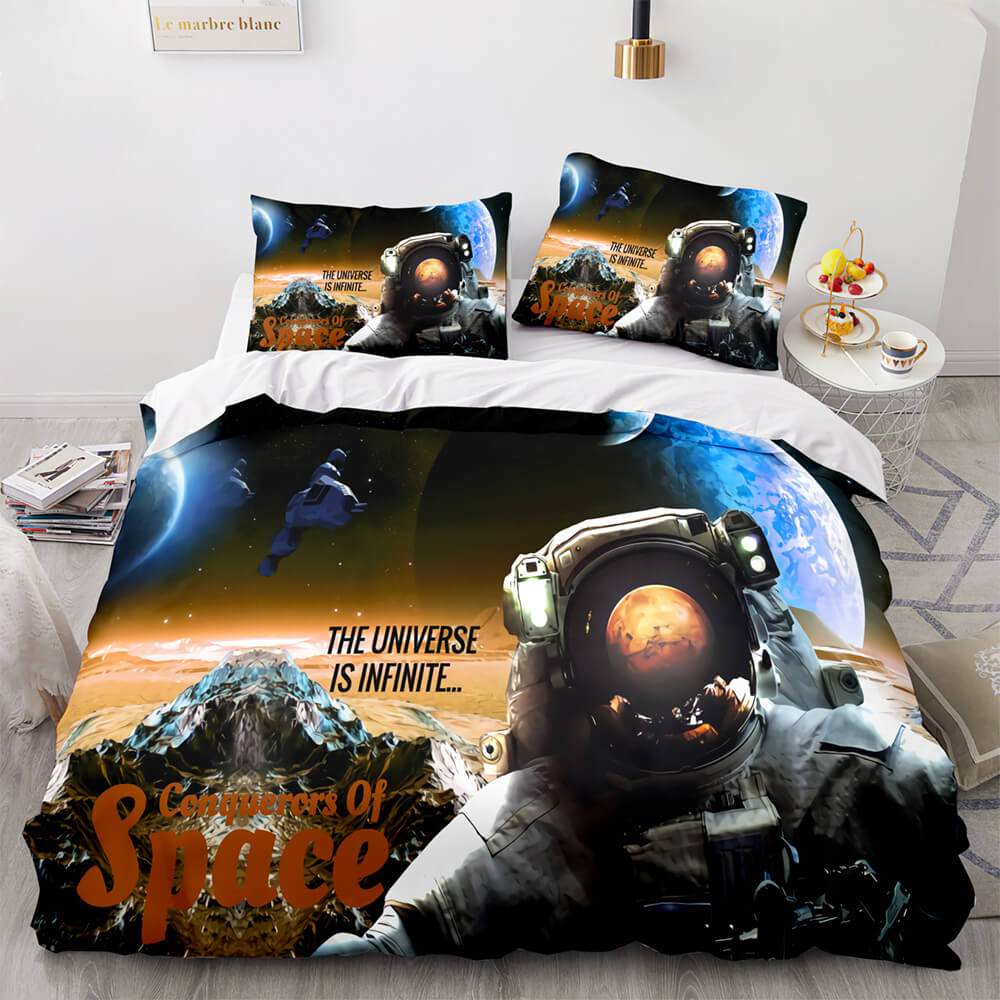 2024 NEW Space Astronaut Bedding Sets Quilt Covers Without Filler