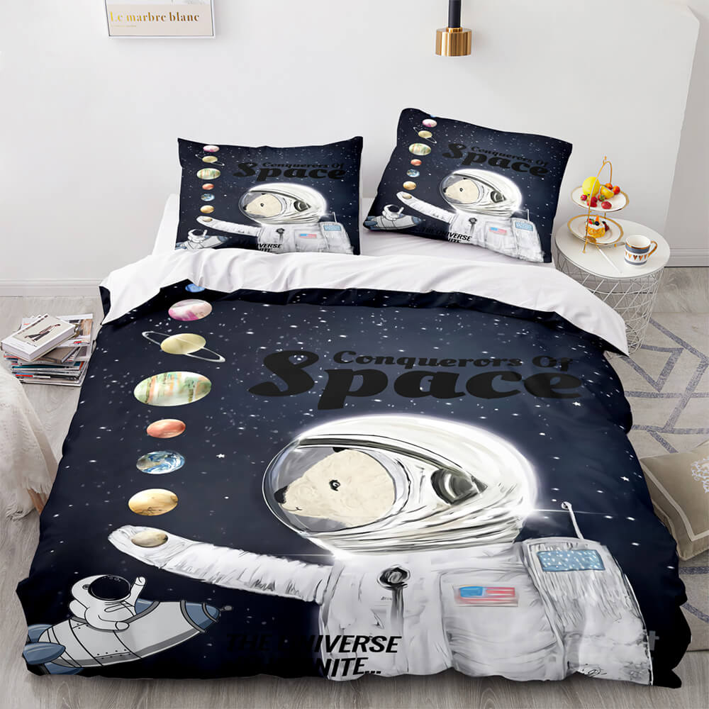 2024 NEW Space Astronaut Bedding Sets Quilt Covers Without Filler