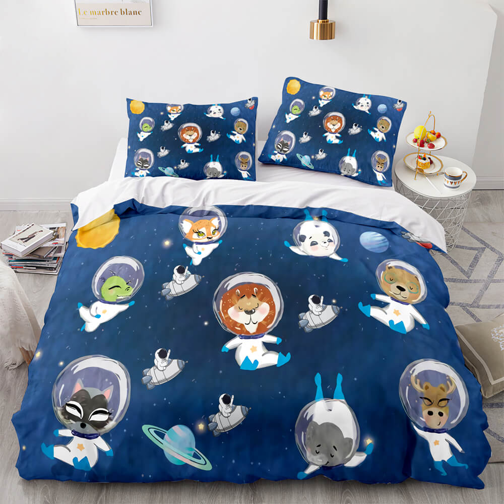 2024 NEW Space Astronaut Bedding Sets Quilt Covers Without Filler